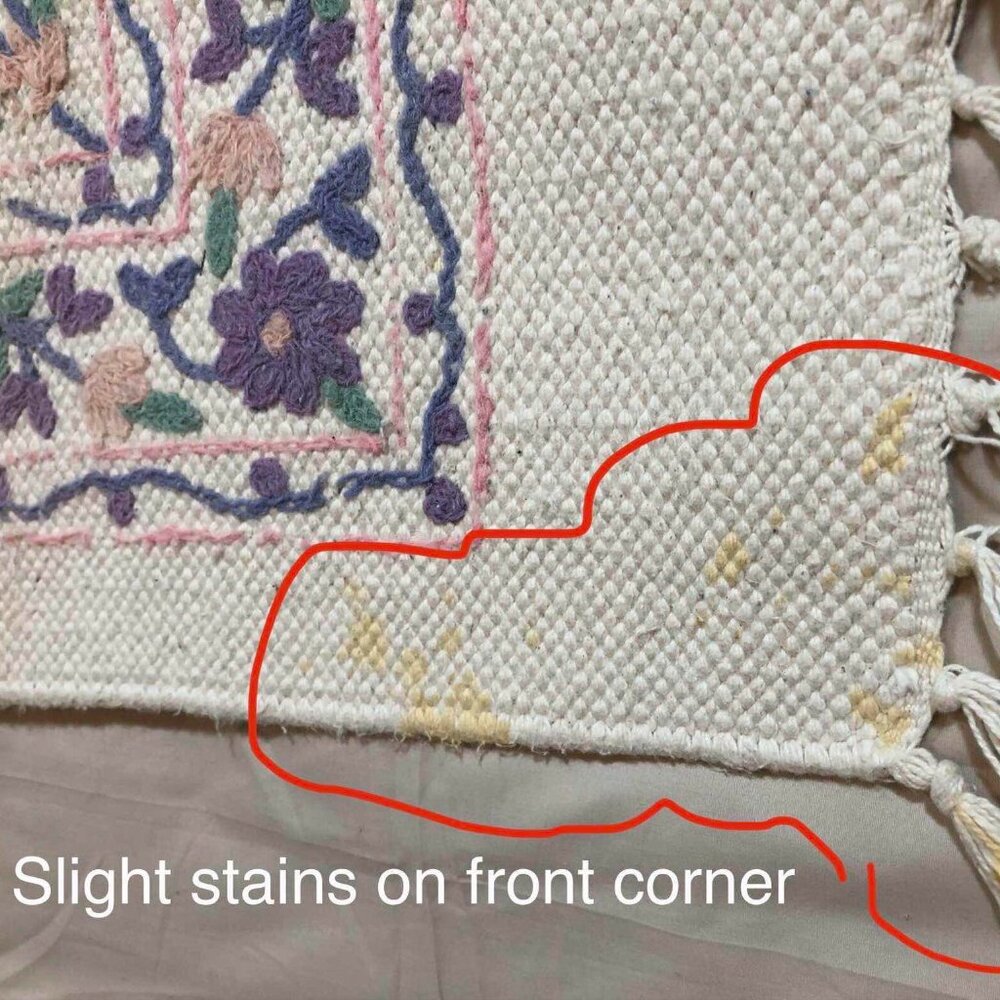Homespun weave throw rug - Picture 7 of 7